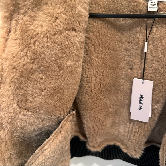 NWT Double Sided Zip Up Bomber Vest Black Size M - Picture 6 of 9